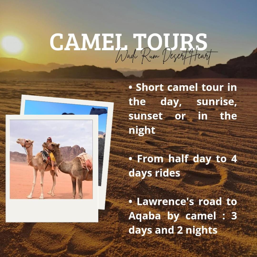 Wadi Rum Desert Heart Camp Εξωτερικό φωτογραφία